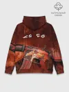 Худи мужской база хлопок / CS GO M4A4 HOWI