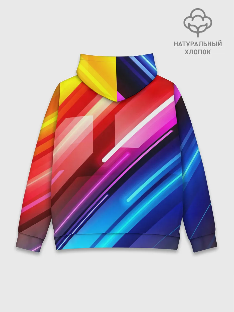 Худи мужской база хлопок / НЕОН