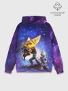 Худи мужской база хлопок / Ratchet & Clank game