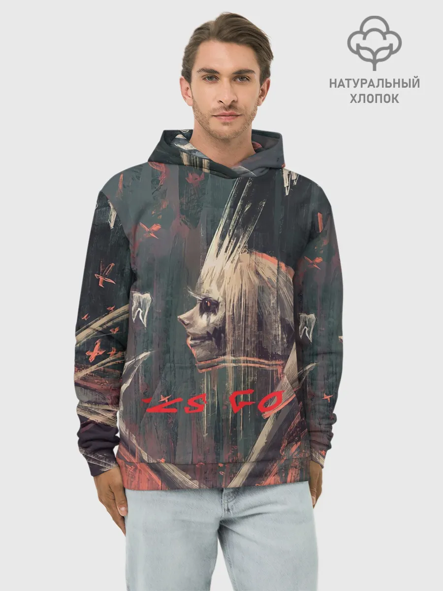 Худи мужской база хлопок / TOOTH FAIRY CS GO