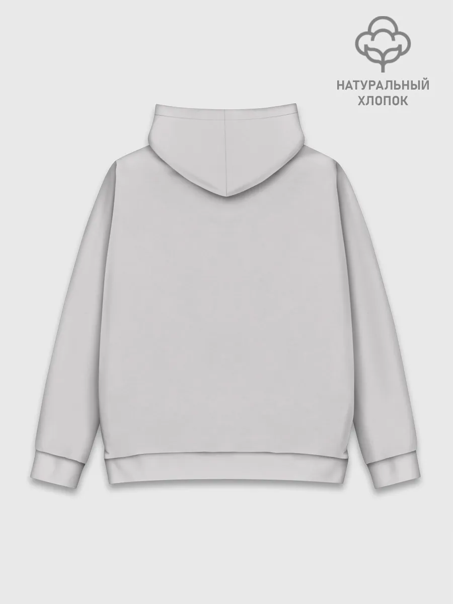 Худи мужской база хлопок / Лисица