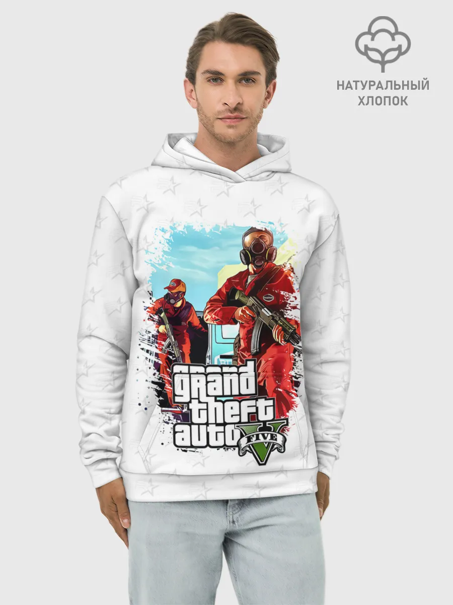 Худи мужской база хлопок / Grand Theft Auto ограбление