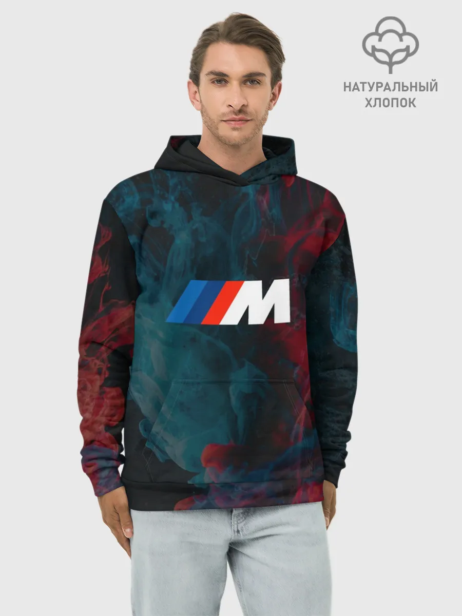 Худи мужской база хлопок / BMW M Power | БМВ М