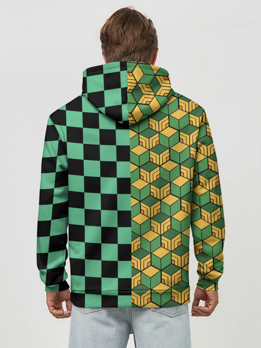 Худи мужской база хлопок / ГИЮ ТОМИОКА | TANJIRO KAMADO