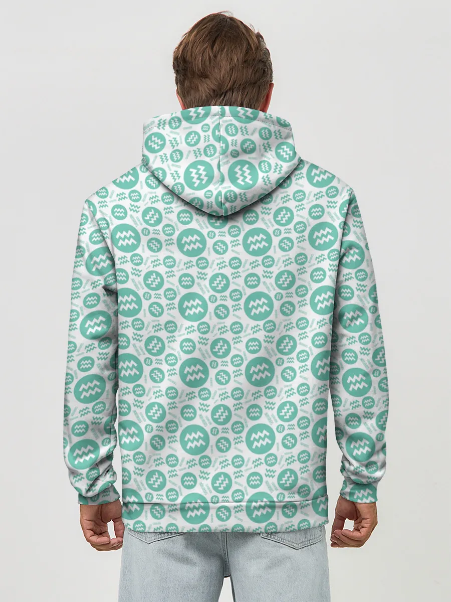 Худи мужской база хлопок / Водолей