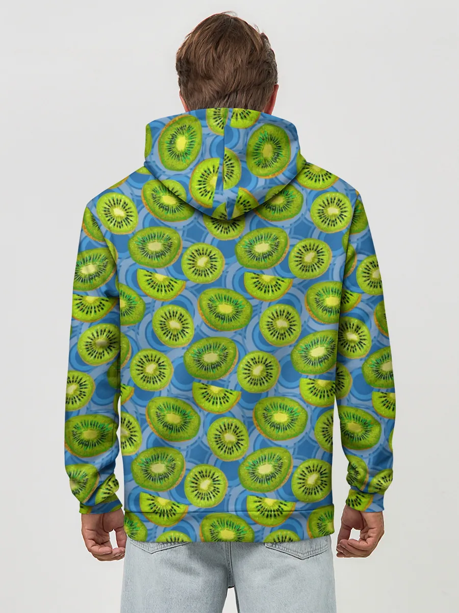 Худи мужской база хлопок / Киви