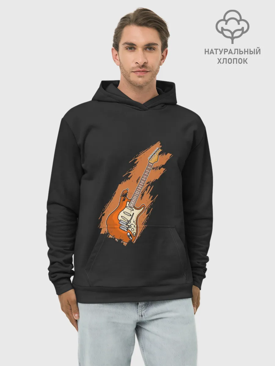 Худи мужской база хлопок / Электрогитара