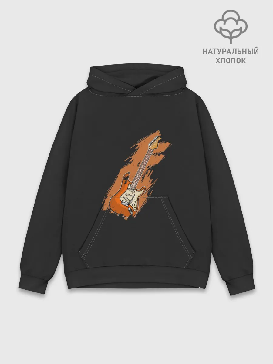 Худи мужской база хлопок / Электрогитара