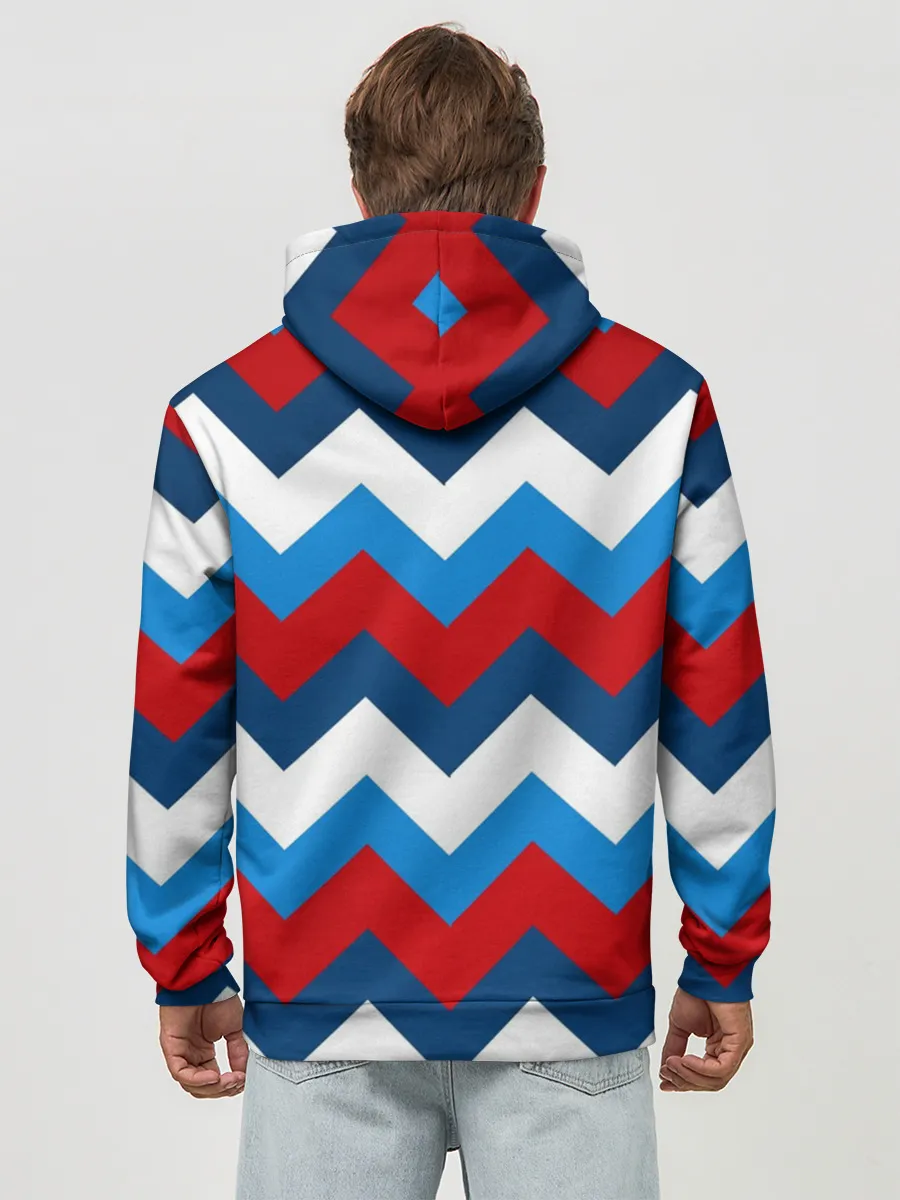 Худи мужской база хлопок / Зигзаг