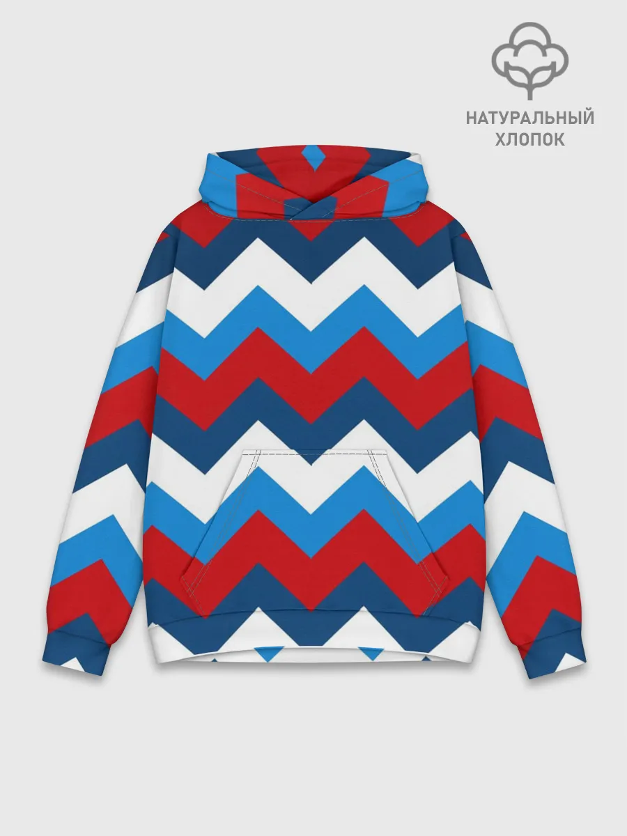 Худи мужской база хлопок / Зигзаг