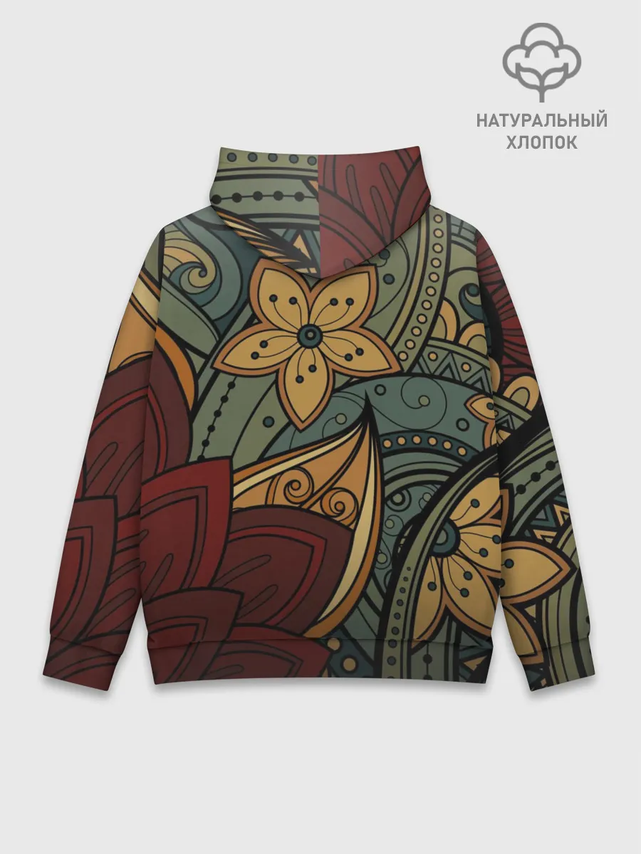 Худи мужской база хлопок / Меладзе Цветы | Мандала