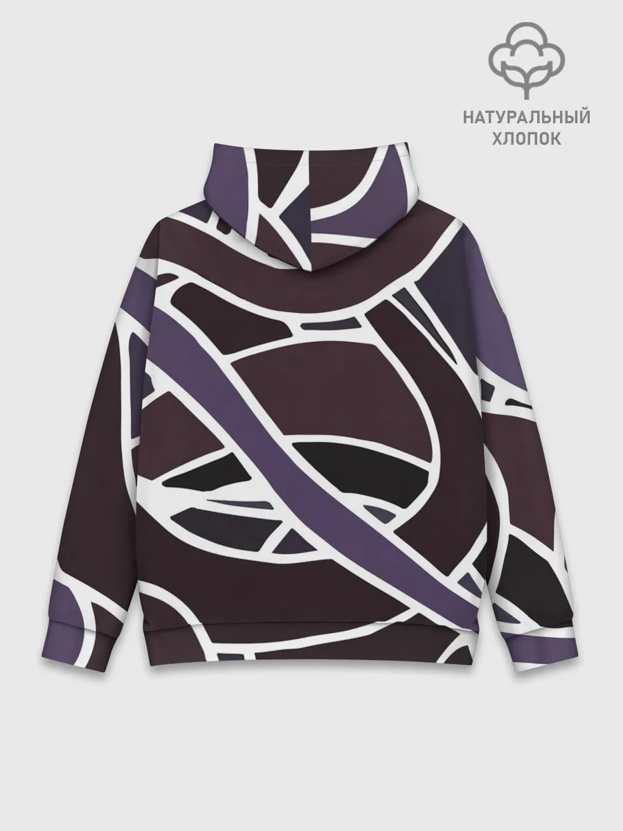 Худи мужской база хлопок / Линейная текстура