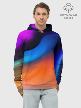 Худи мужской база хлопок / Цветной шум