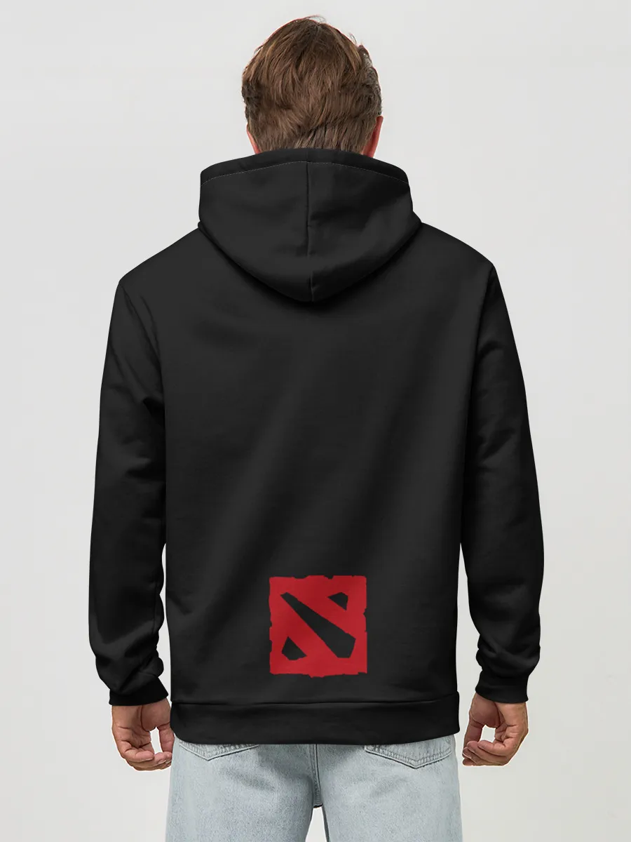 Худи мужской база хлопок / Рыцарь дракон | Dota 2