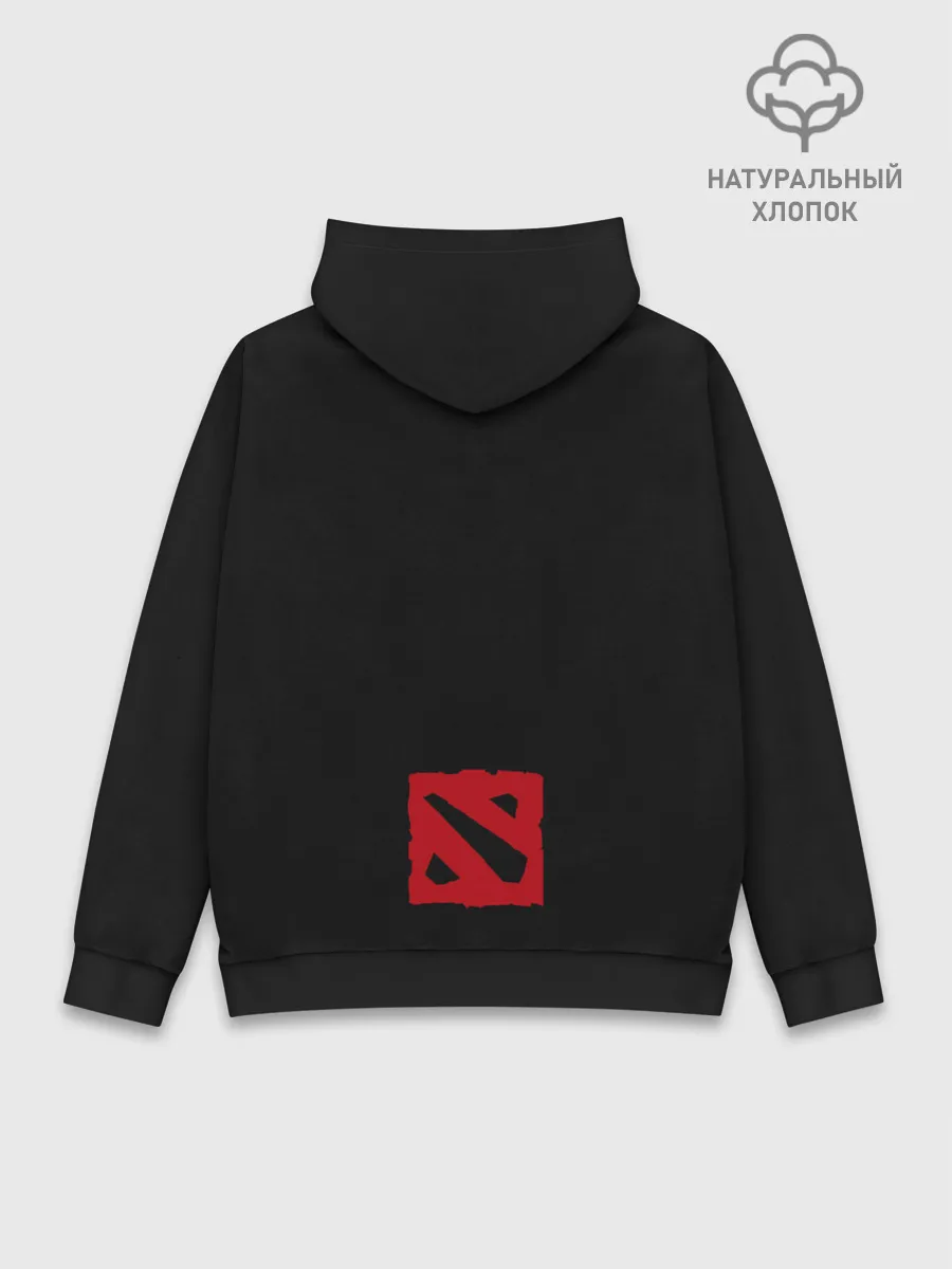 Худи мужской база хлопок / Рыцарь дракон | Dota 2