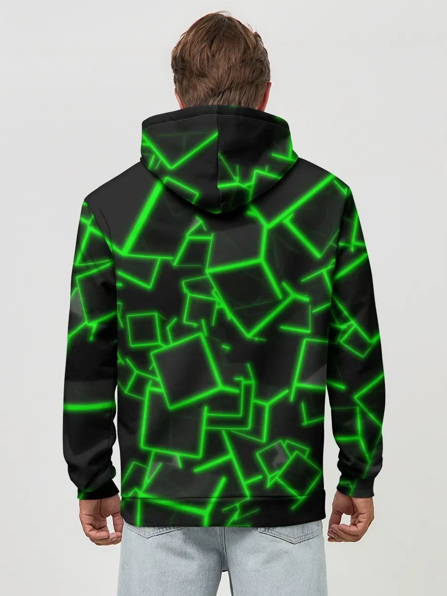 Худи мужской база хлопок / Cyber cube