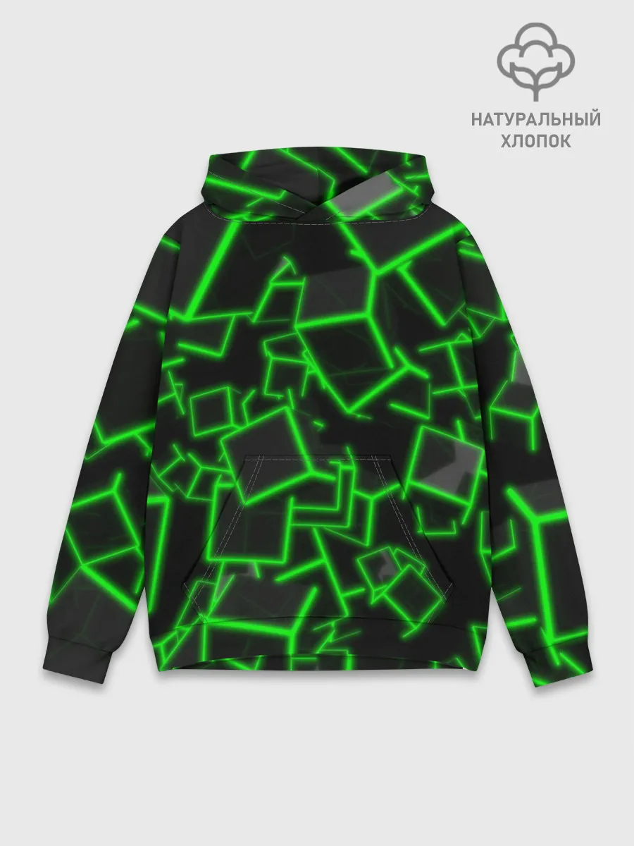 Худи мужской база хлопок / Cyber cube