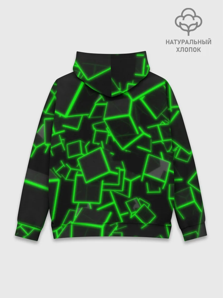 Худи мужской база хлопок / Cyber cube