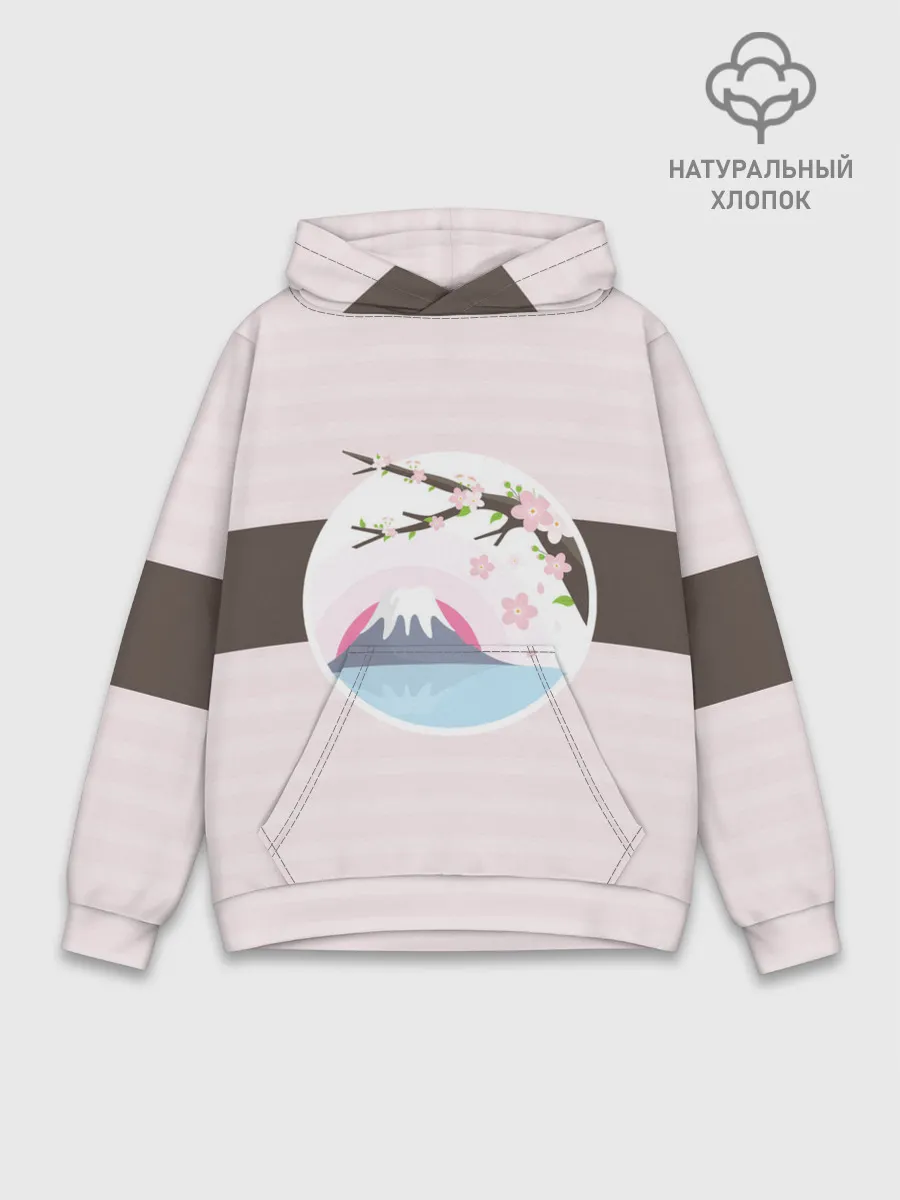 Худи мужской база хлопок / Сакура | Sakura