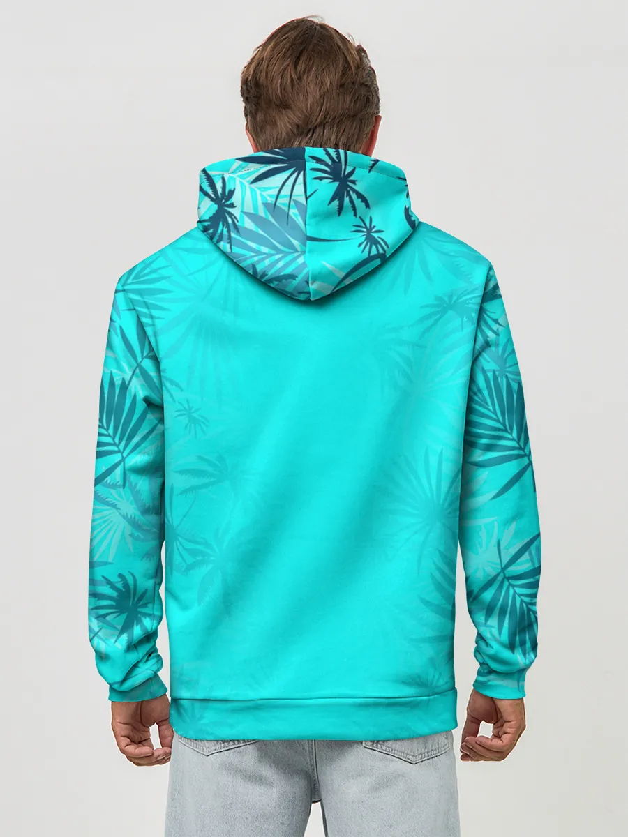 Худи мужской база хлопок / GTA Vice City гавайка