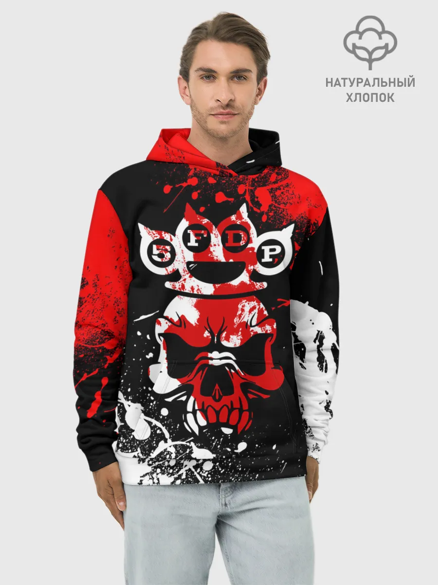 Худи мужской база хлопок / Five Finger Death Punch [8]