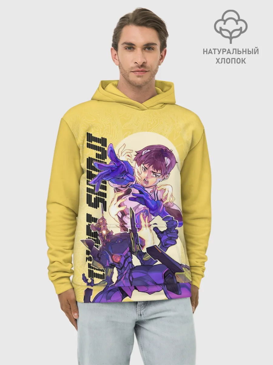 Худи мужской база хлопок / Ikari Shinji
