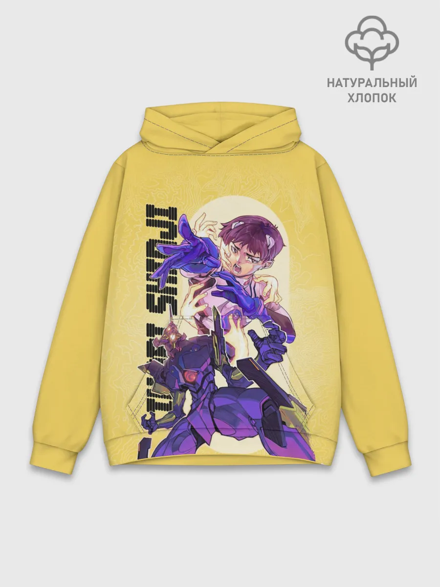 Худи мужской база хлопок / Ikari Shinji