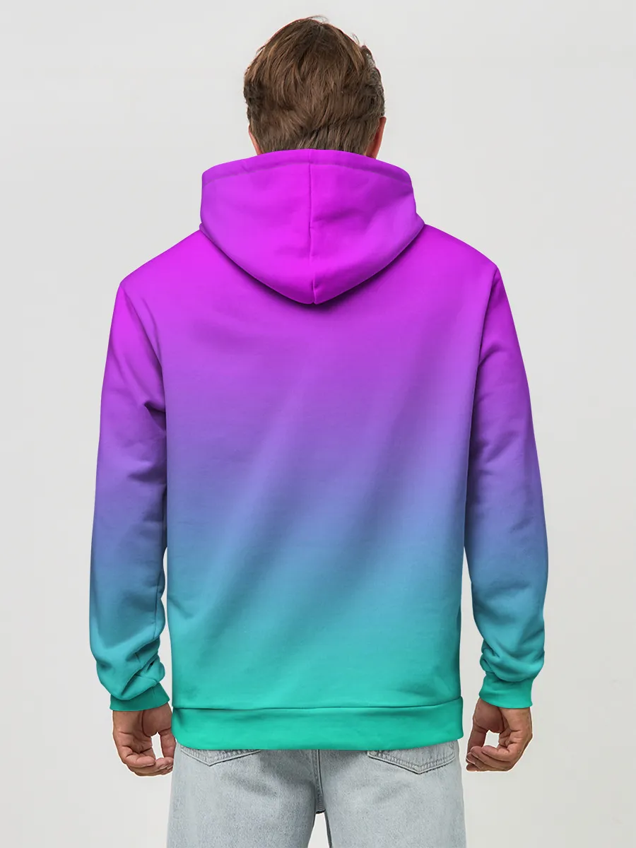 Худи мужской база хлопок / Skittles | Черный