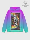 Худи мужской база хлопок / Skittles | Черный