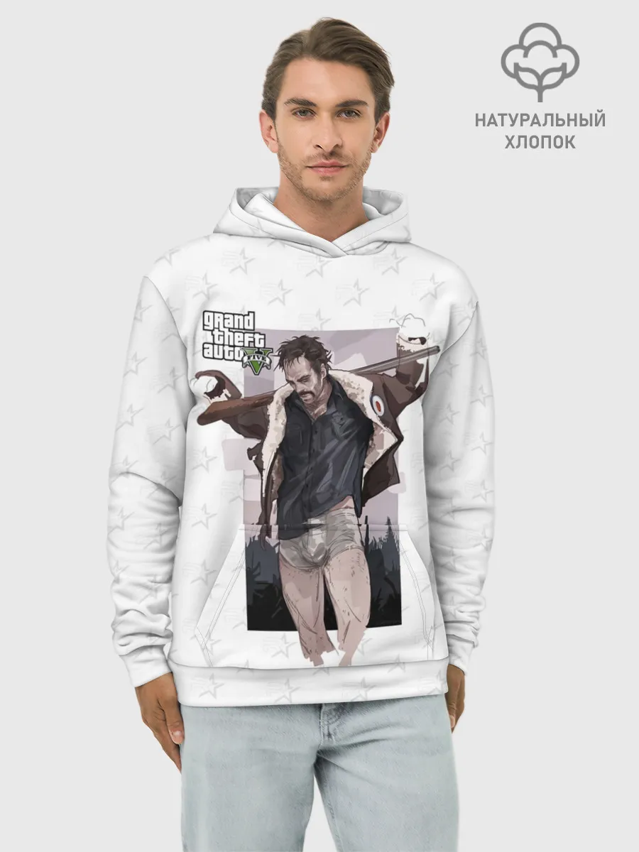 Худи мужской база хлопок / Тревор Филипс ГТА5