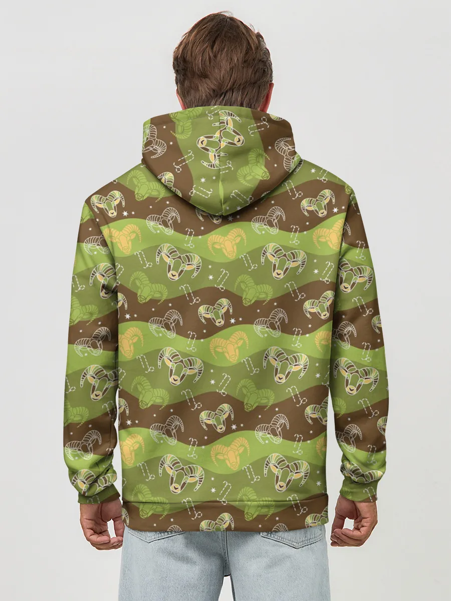 Худи мужской база хлопок / Козерог