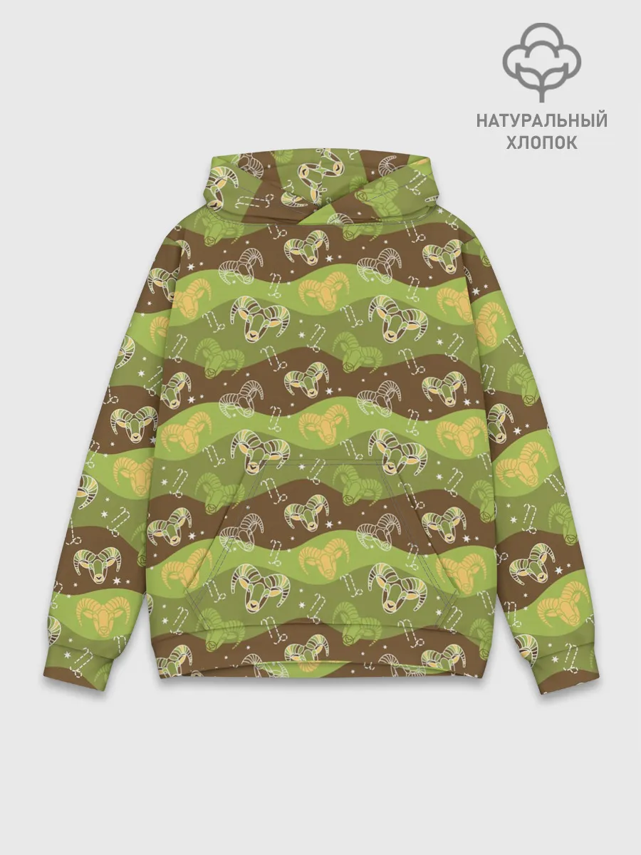 Худи мужской база хлопок / Козерог