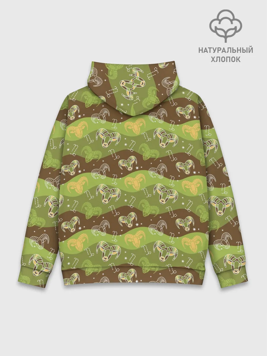 Худи мужской база хлопок / Козерог