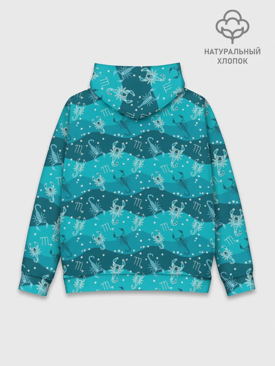 Худи мужской база хлопок / Скорпион