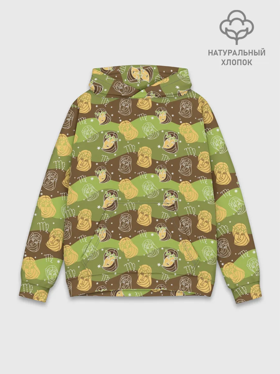 Худи мужской база хлопок / Дева