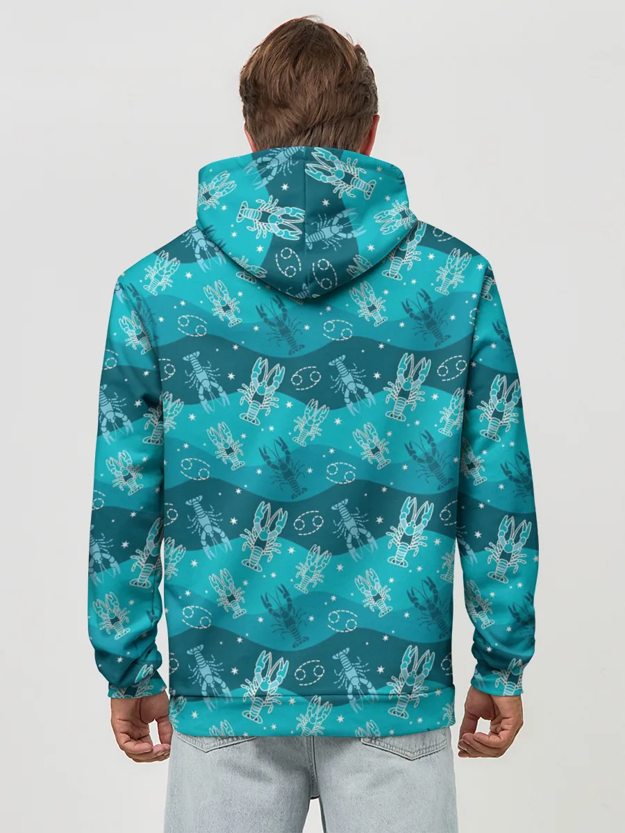 Худи мужской база хлопок / Рак