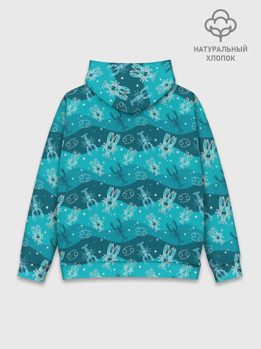 Худи мужской база хлопок / Рак