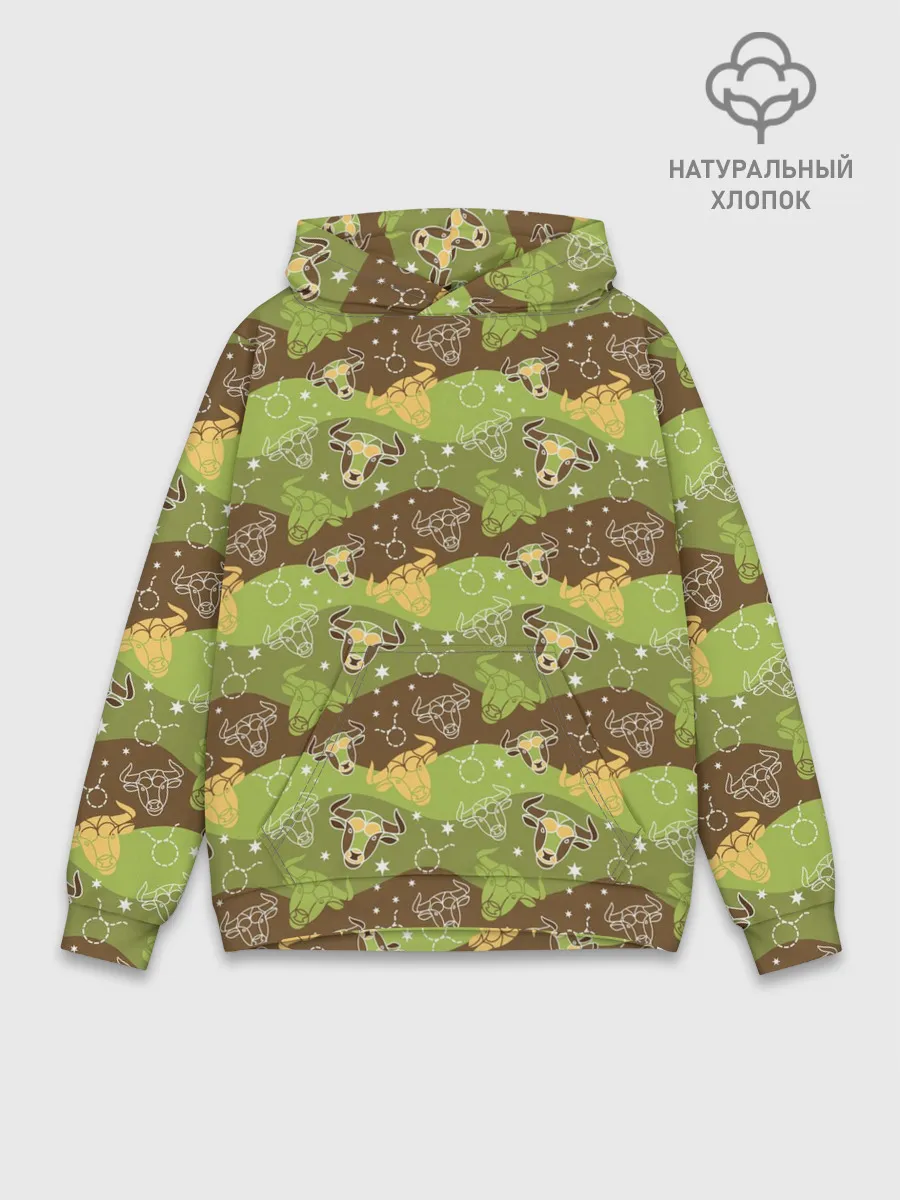 Худи мужской база хлопок / Телец