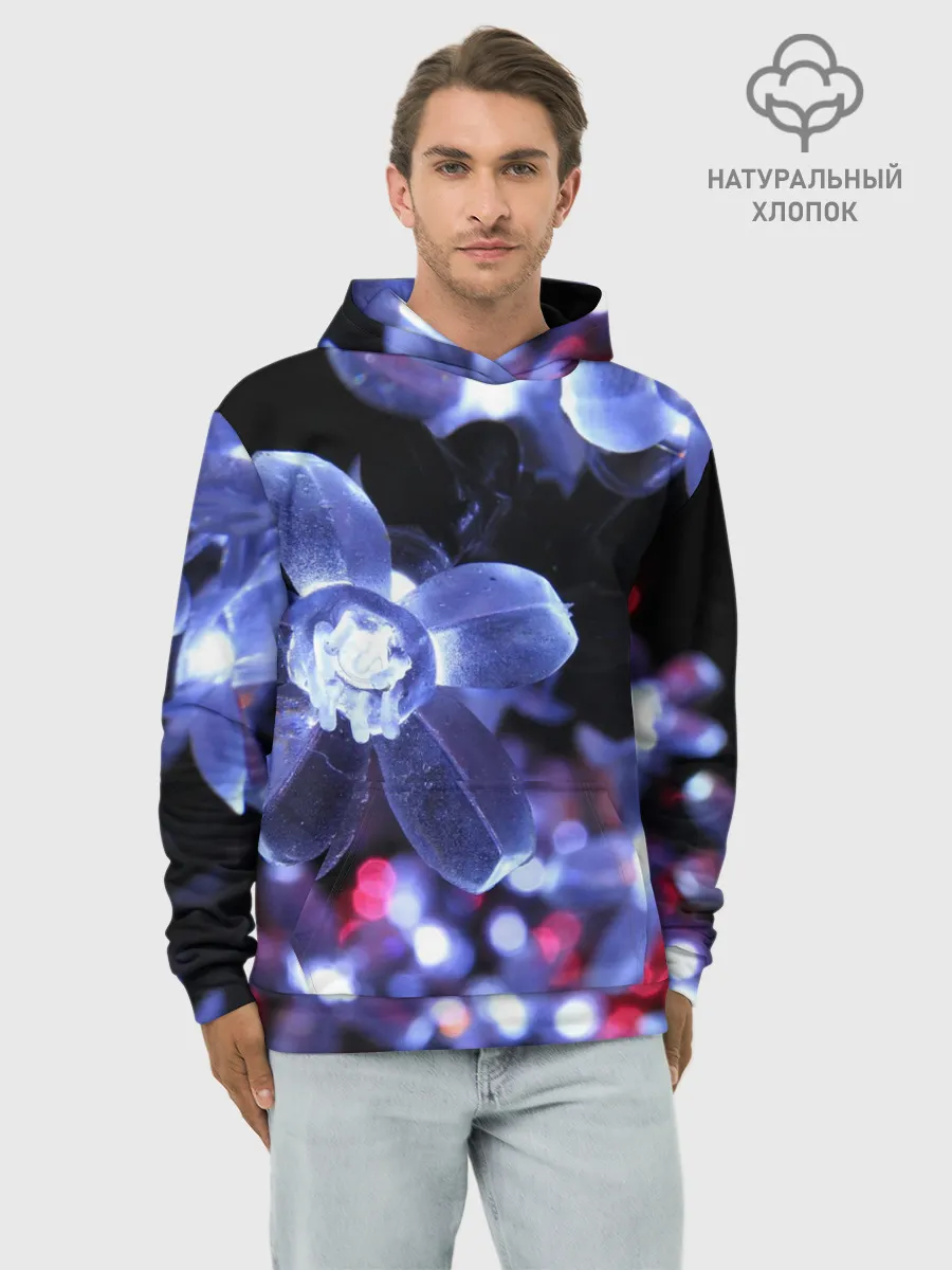 Худи мужской база хлопок / Неоновые цвета