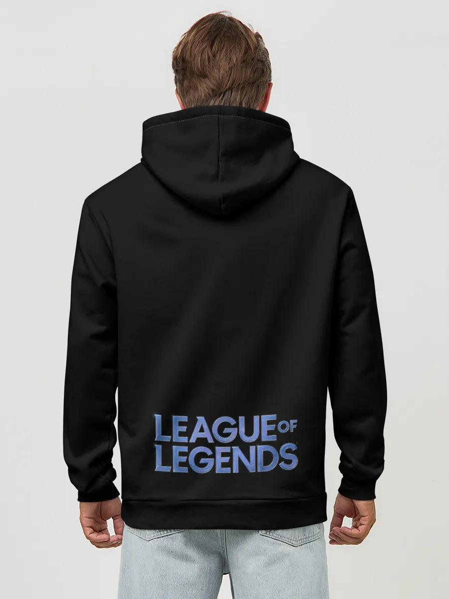 Худи мужской база хлопок / Лига легенд