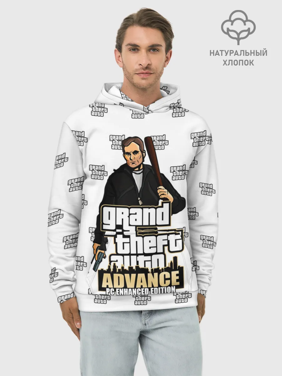 Худи мужской база хлопок / Grand Theft Auto ADVANCE