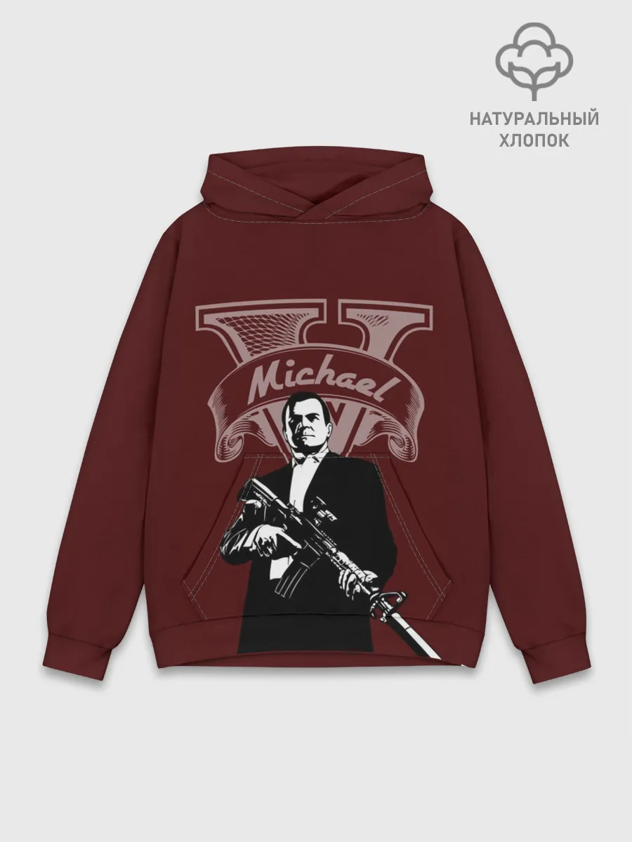 Худи мужской база хлопок / Grand Theft Auto Майкл