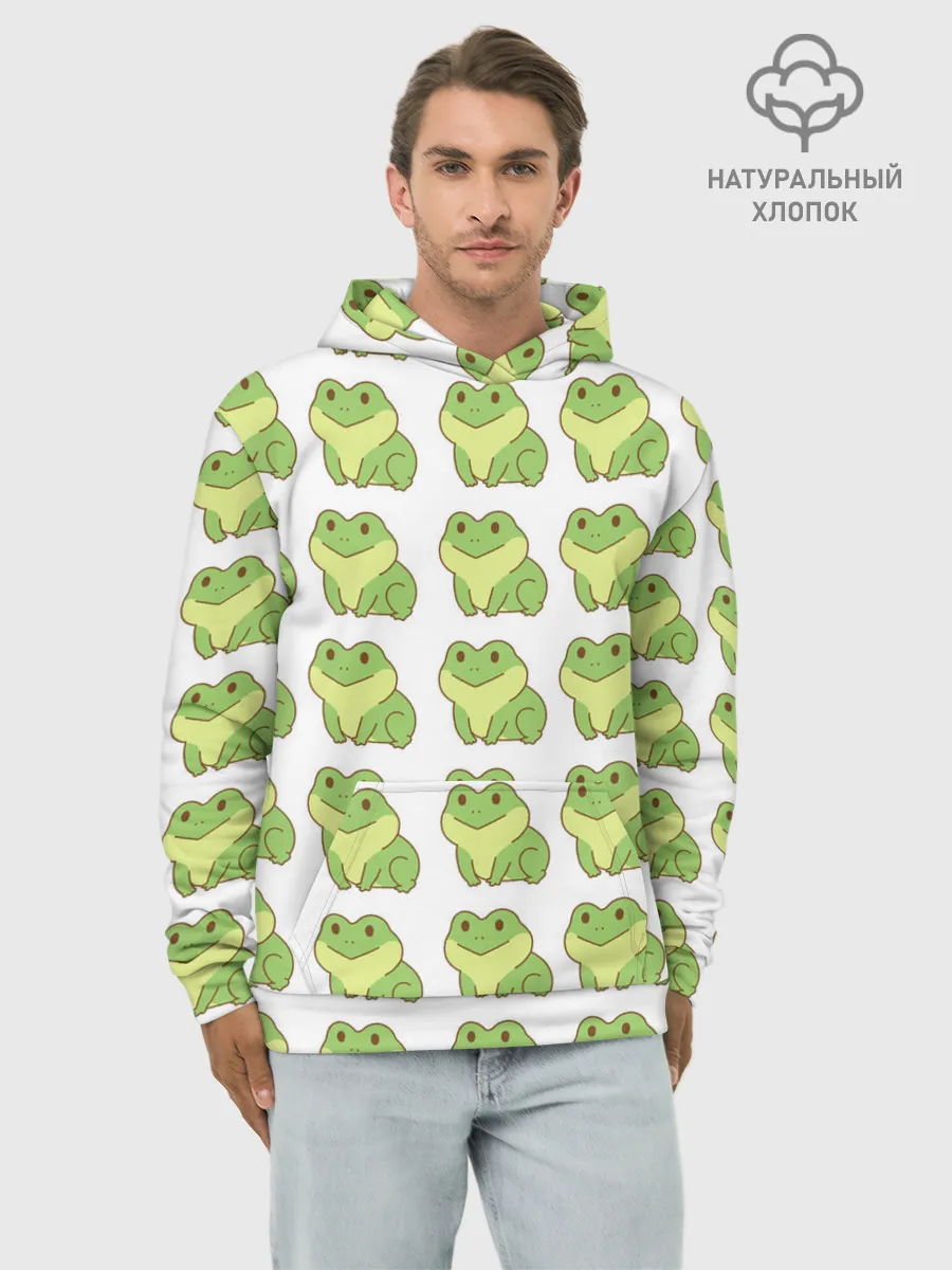 Худи мужской база хлопок / лягушки