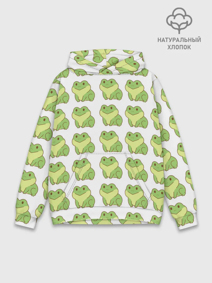 Худи мужской база хлопок / лягушки