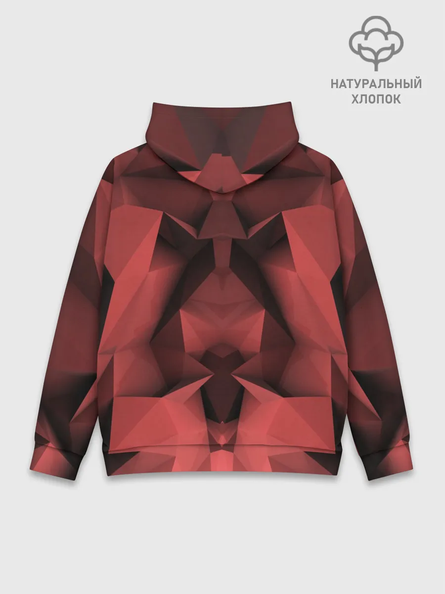 Худи мужской база хлопок / Геометрическая Абстракция