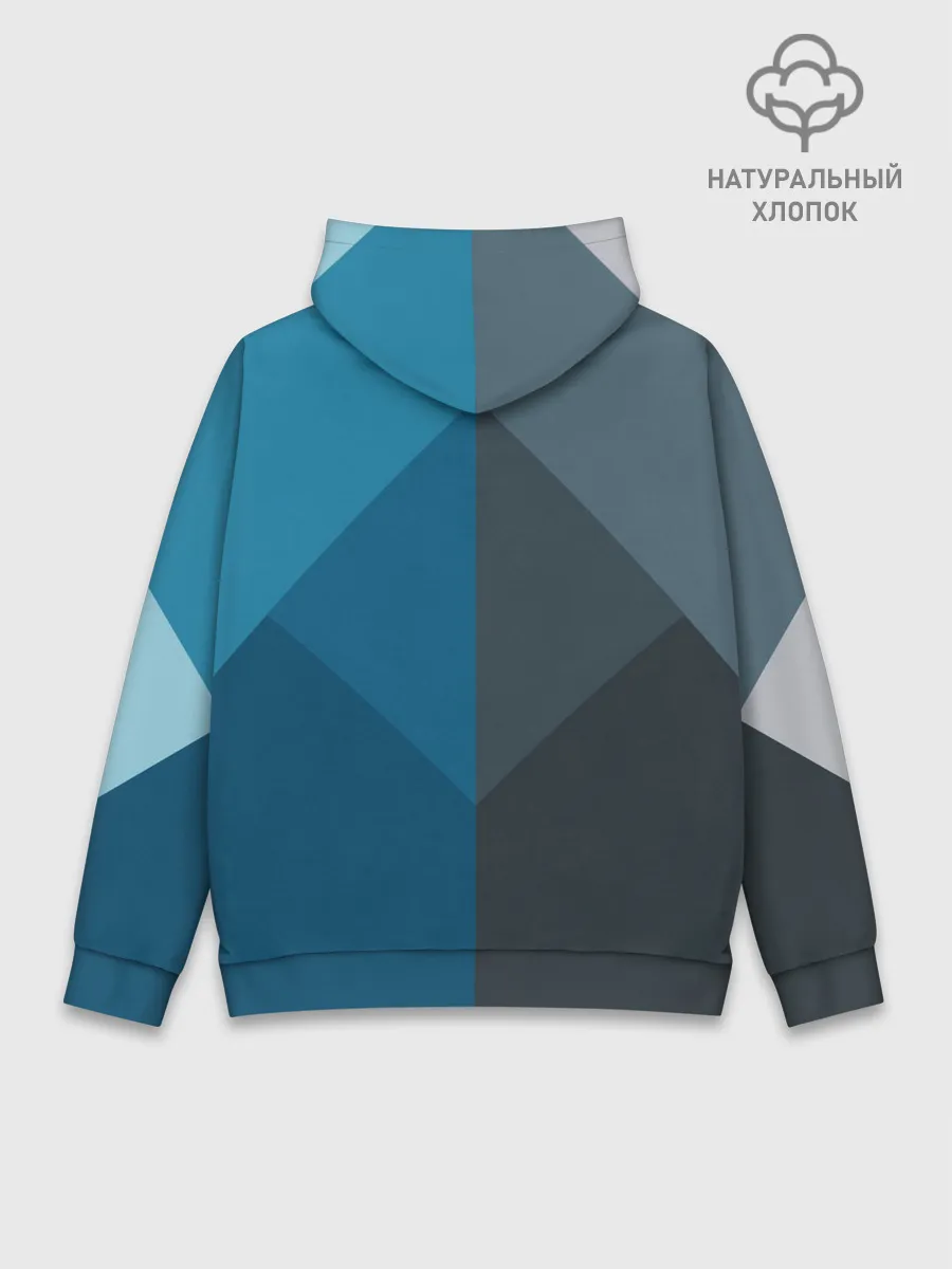 Худи мужской база хлопок / Геометрия