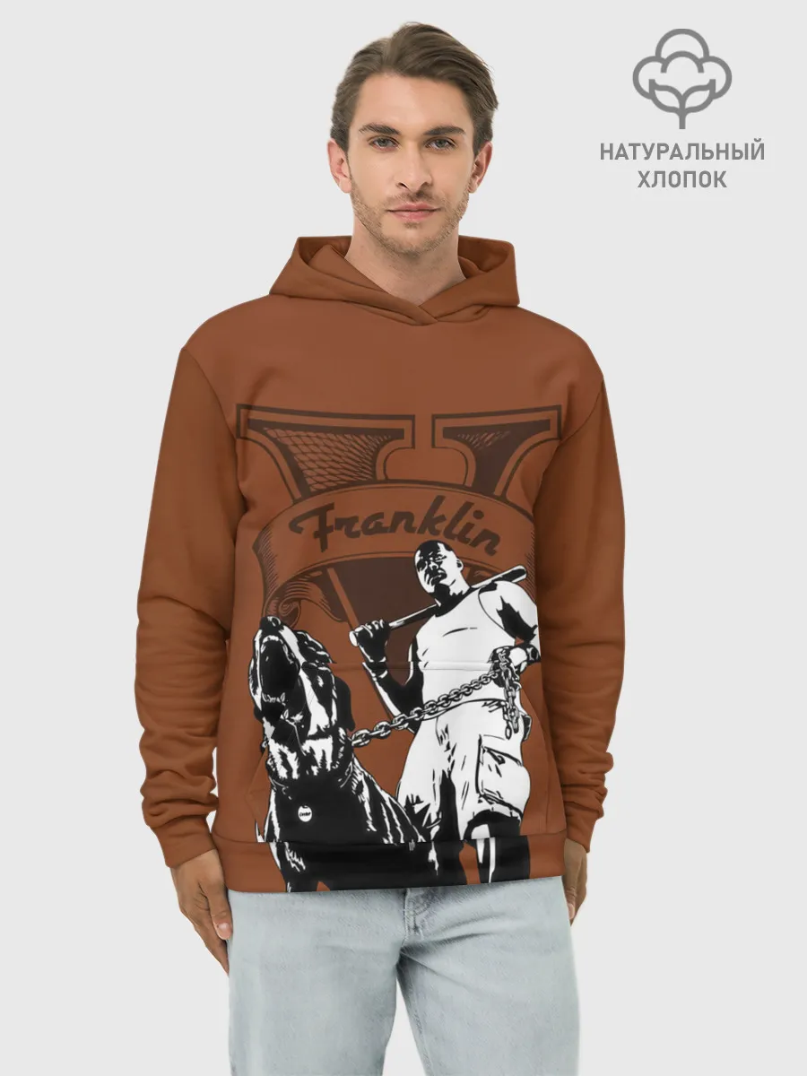Худи мужской база хлопок / Franklin | GTA