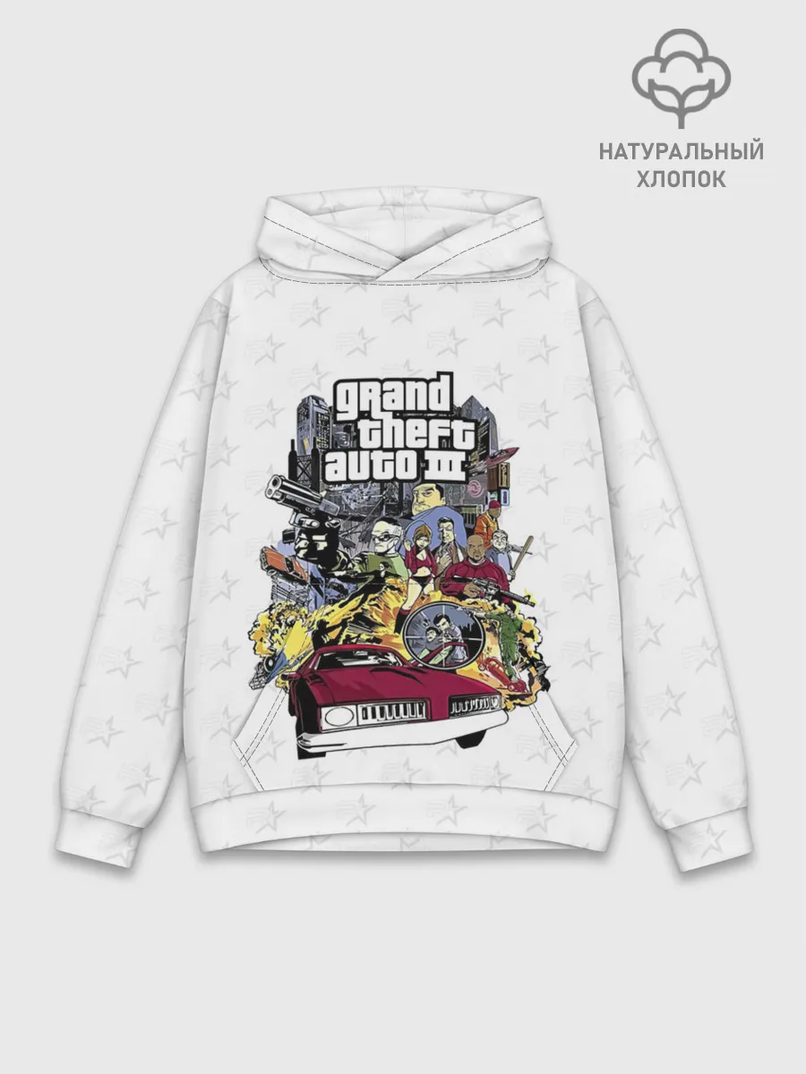 Худи мужской база хлопок / Grand Theft Auto iii