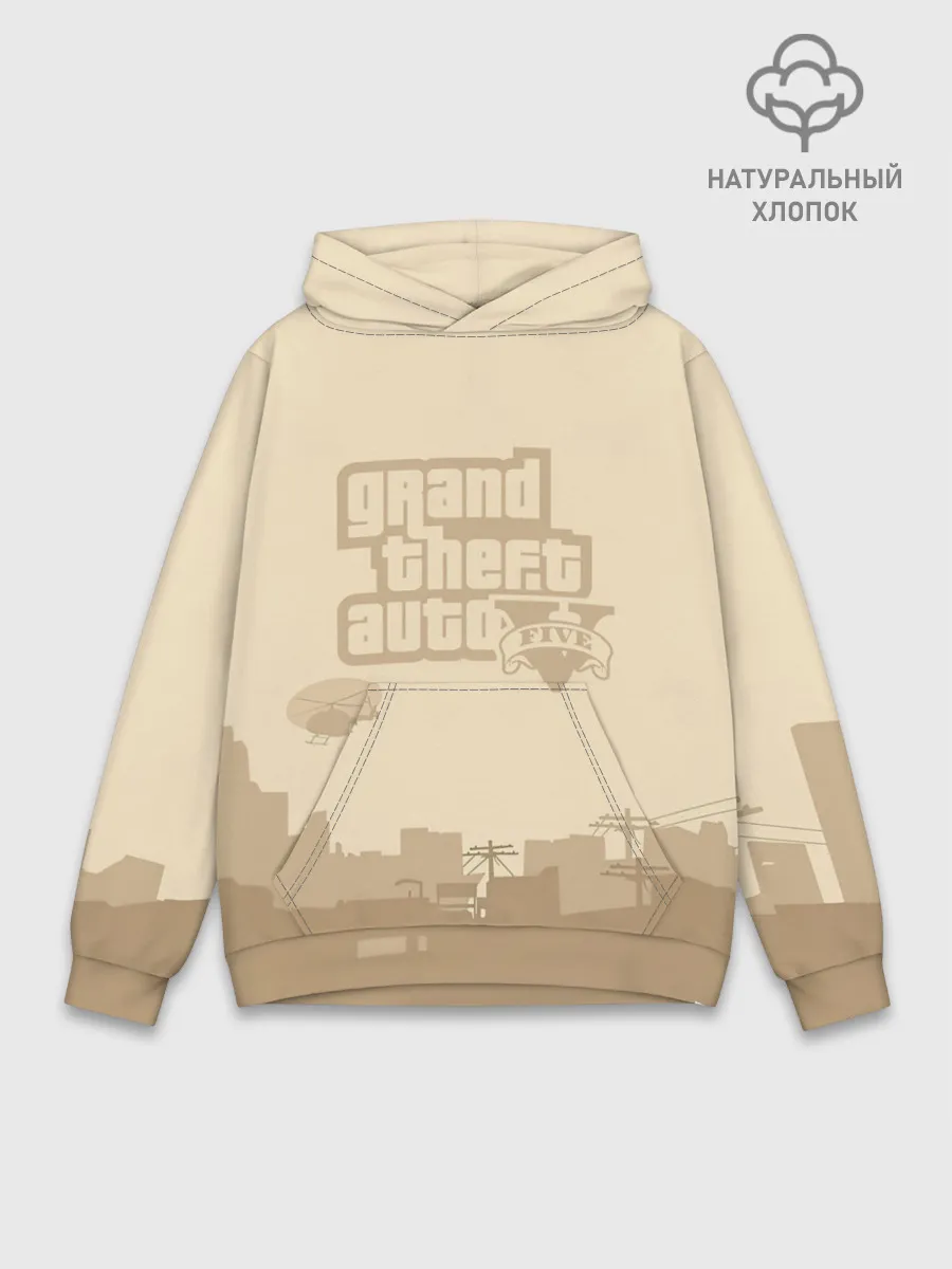 Худи мужской база хлопок / Grand Theft Auto FIVE