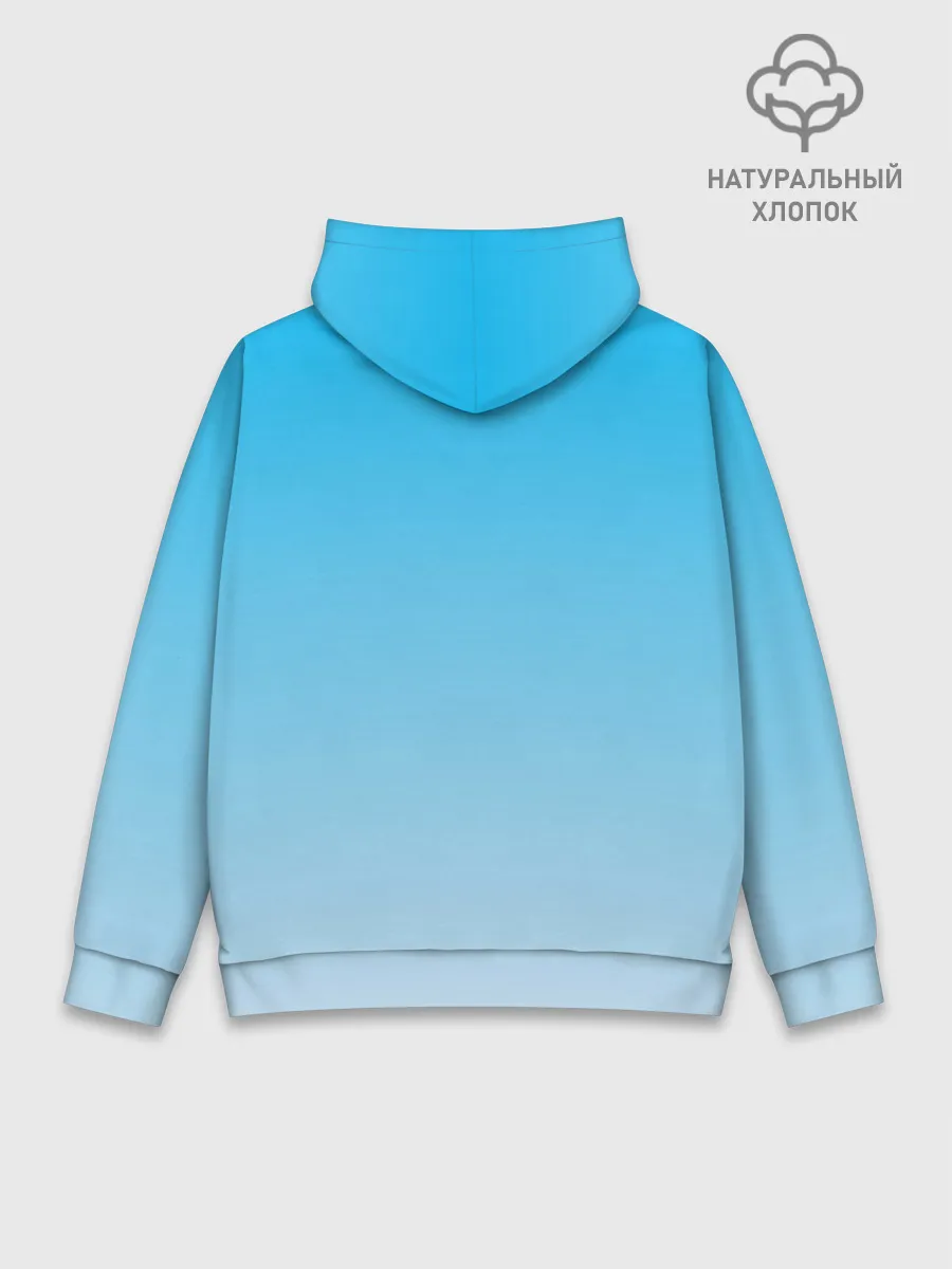 Худи мужской база хлопок / Ahegao Blue-eyed girl